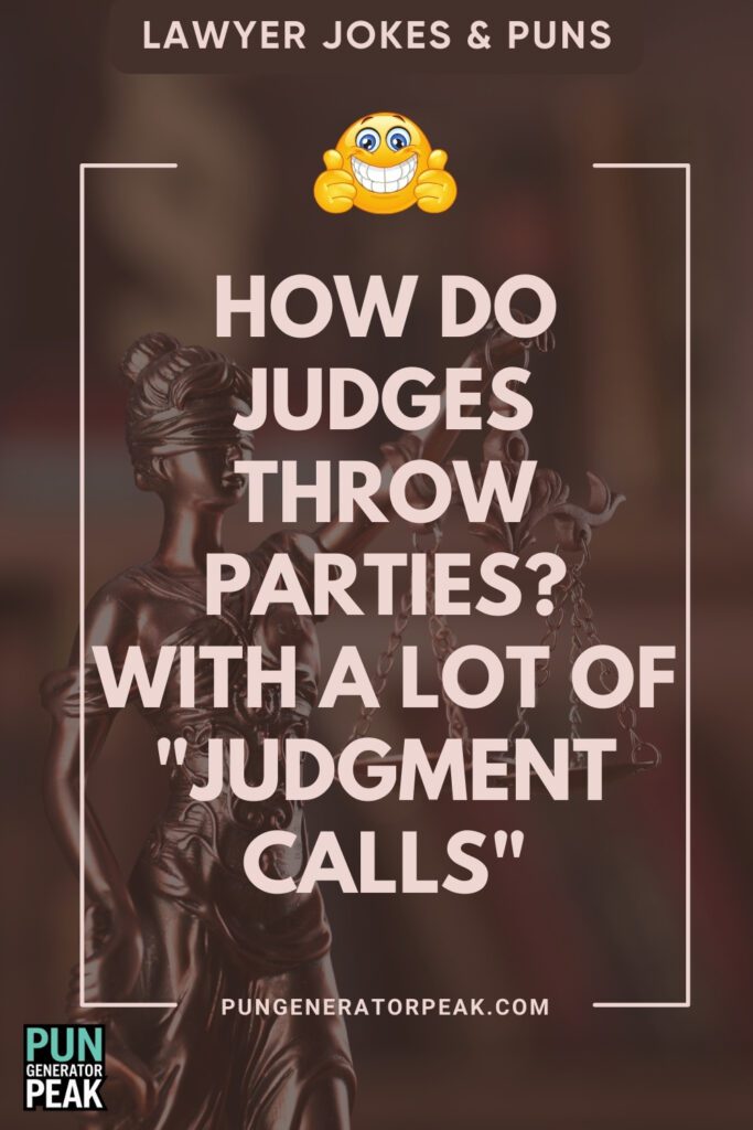 Clever Lawyer Jokes & Puns