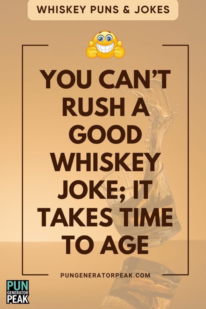 Clever Whiskey Puns & Jokes