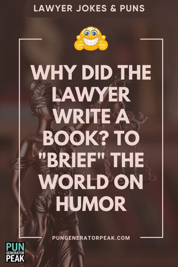 Short Lawyer Jokes & Puns
