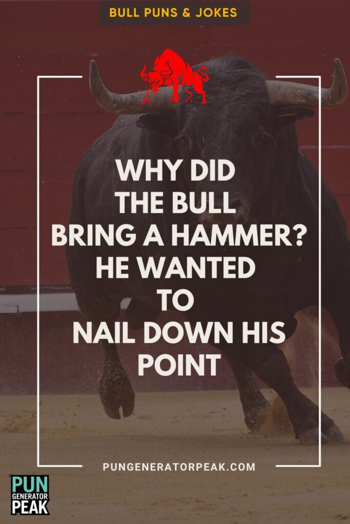 Corny Bull Puns & Jokes