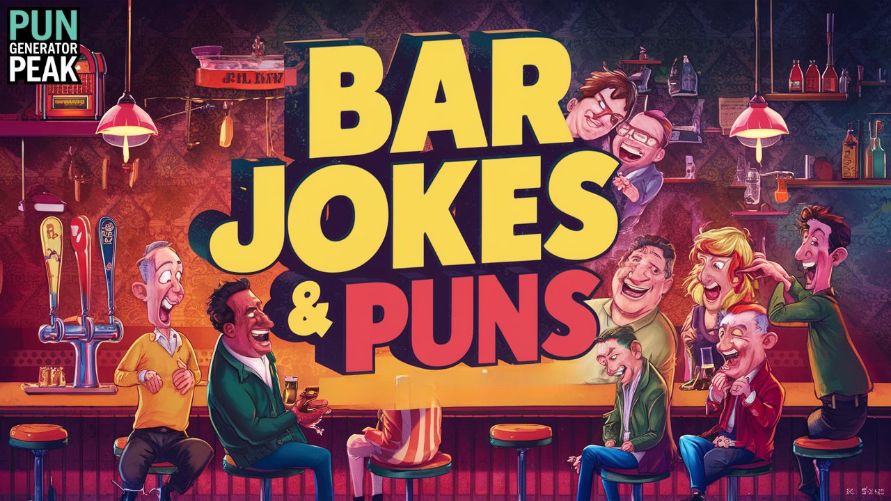 Bar Puns, Jokes & One-Liners [cy] [Short, Clever, Funny]