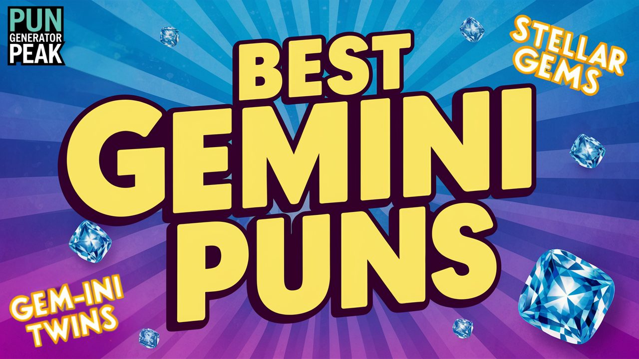 Best and savage Gemini Puns and jokes