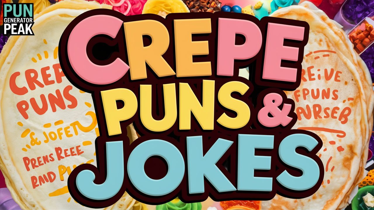 Crepe Puns, Jokes & One-Liners [cy] [Short, Cute, Clever]