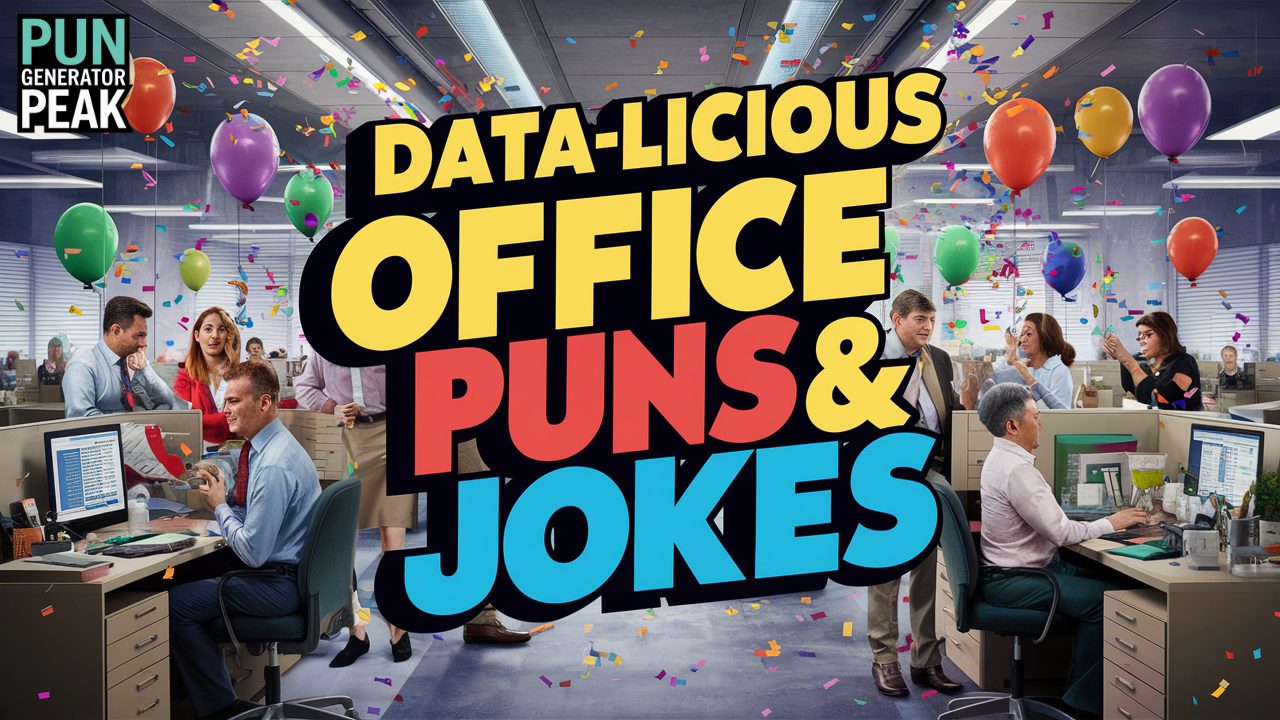 Data-Licious Office Puns & Jokes [Funny, One linear, for kids, bad]