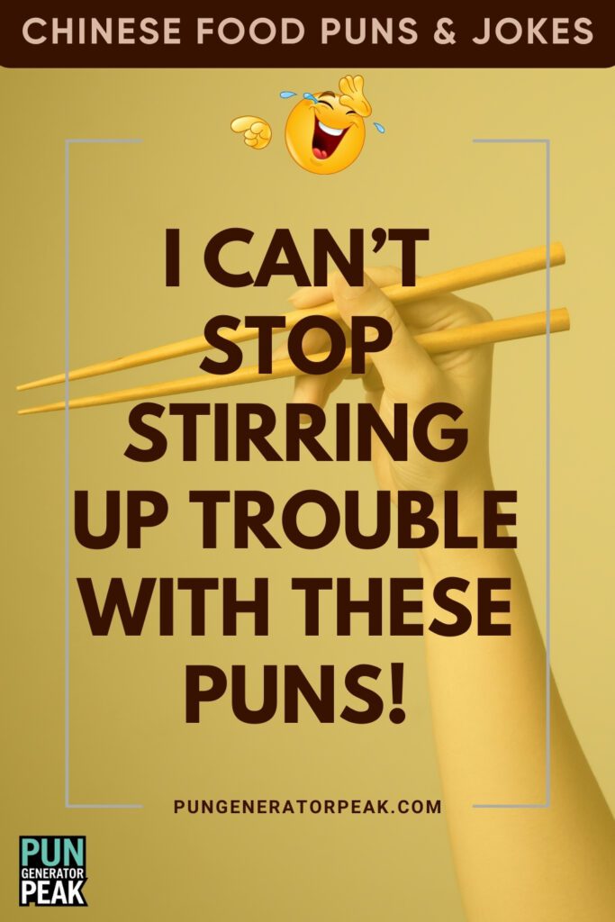 Funny Chinese Food Puns & Jokes