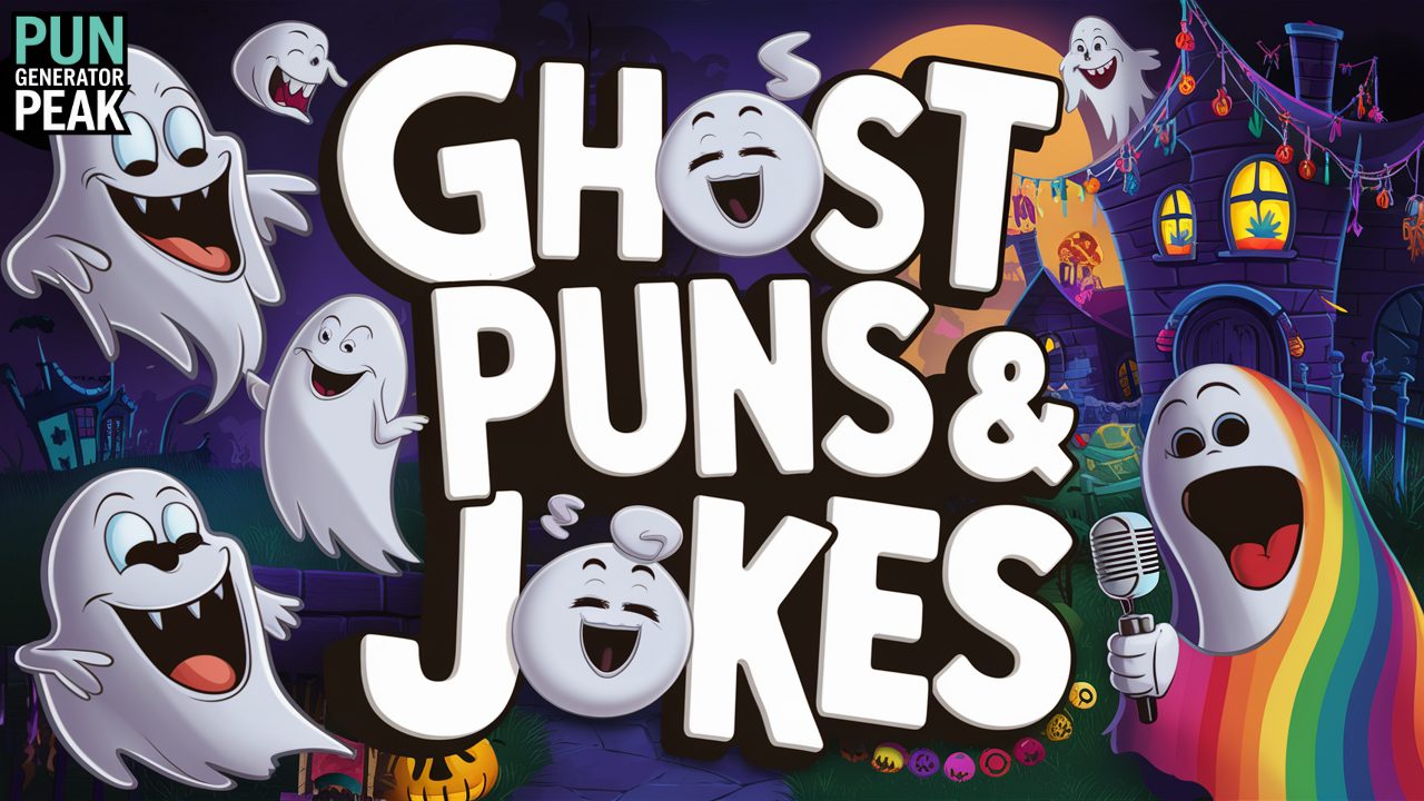 Ghost Puns, Jokes & One-Liners [cy] [Funny, short, clever]