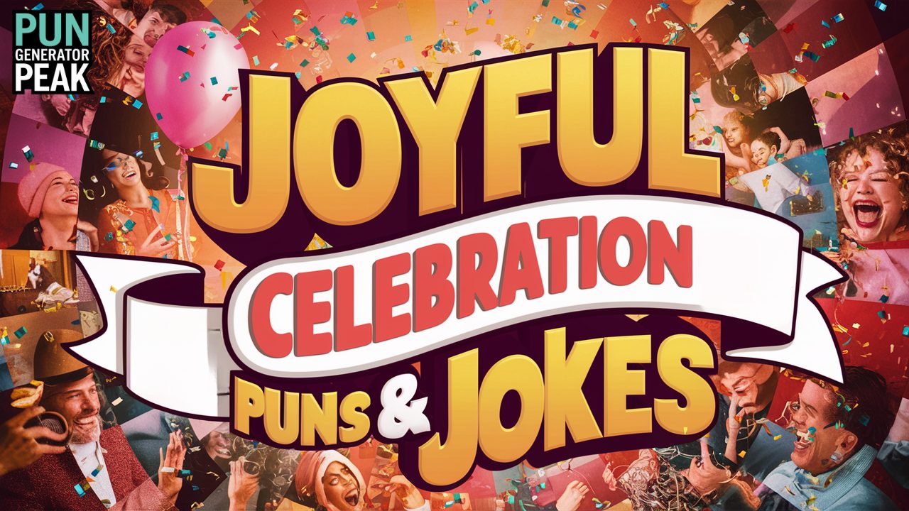 Joyful Celebration Puns, Jokes, One-liners for adults, friends [cy] [funny, clever]