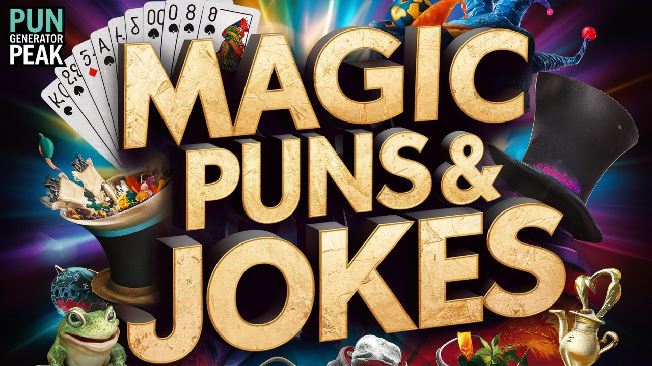 Magic Puns ,Jokes & One Liners to Spellbind You in [cy]