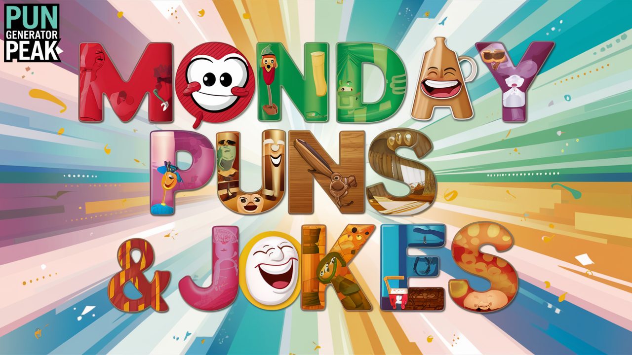 Monday Puns & One-Liner Jokes [cy] [Short, Funny, Clever, badass, Knock Knock]