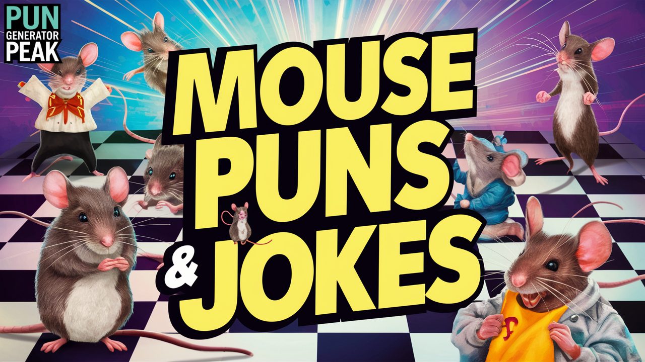 Mouse Puns, Jokes & One-Liners [cy] [Cheesy, Funny, Short, Clever]