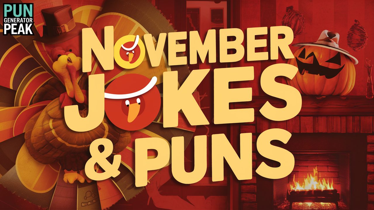 November Jokes, Puns [cy] [Laugh-Out-Loud One-Liners]