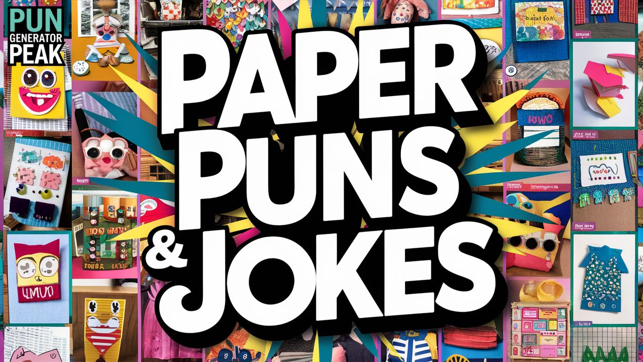Paper Puns & Jokes [cy] [Short & Funny One-Liners]