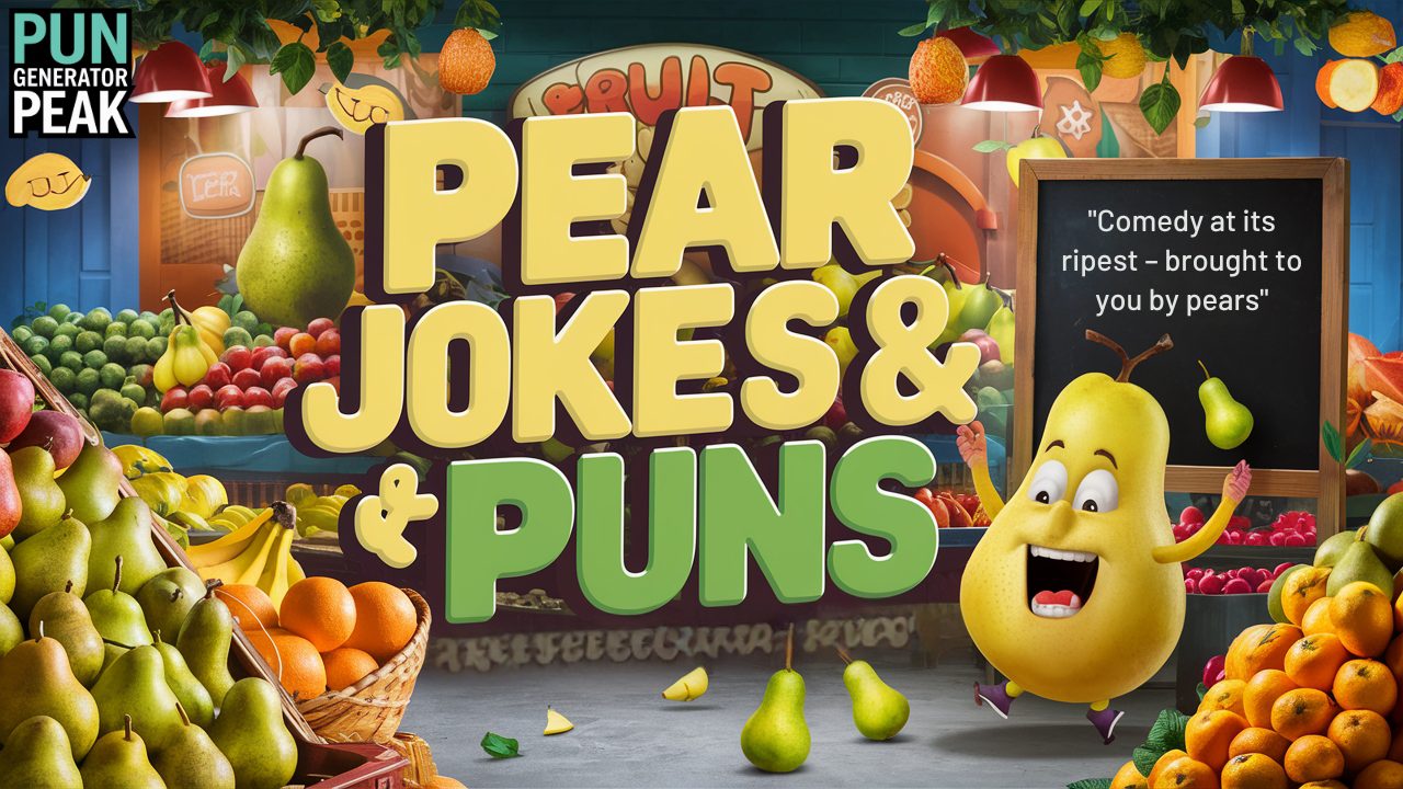 Fresh Pear Puns & One-Liner Jokes [cy] [Short & Funny]