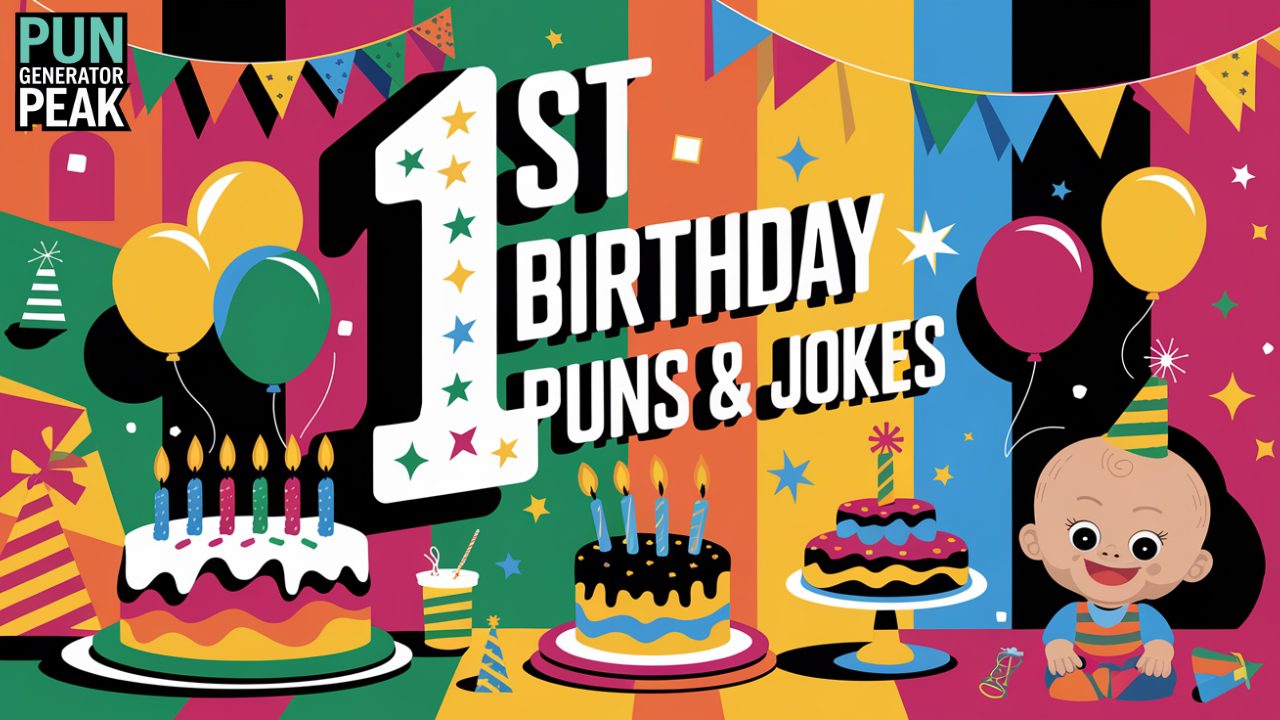 1st Birthday Puns, Jokes & One Liners For Boys & Girls ([cy])