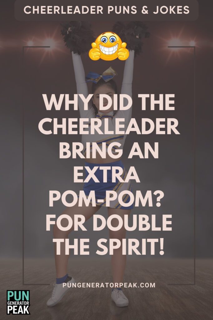 Clever Cheerleader Puns & Jokes