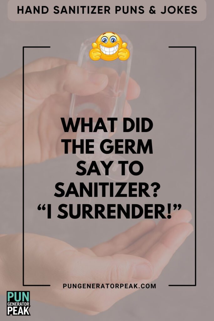Clever Hand Sanitizer Puns & Jokes