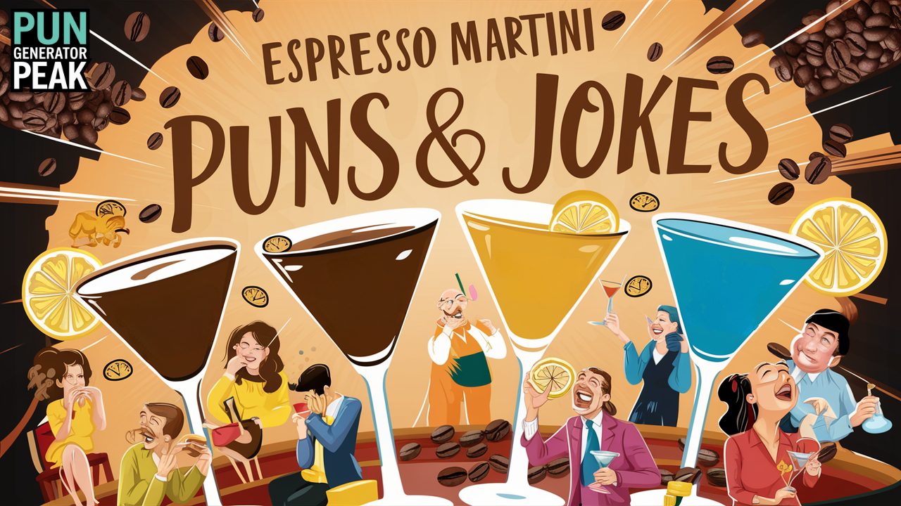 Espresso Martini Puns & Jokes