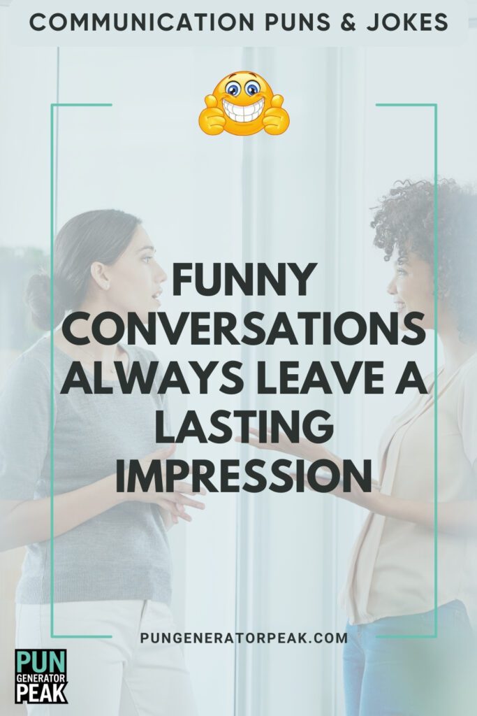 Funny Communication Puns & Jokes