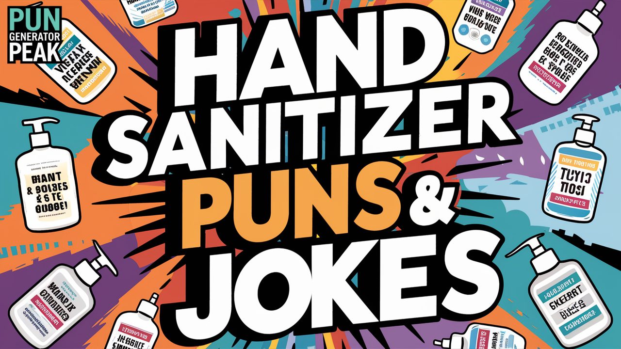 Hand Sanitizer Puns & Jokes [cy] [Clean & Funny]