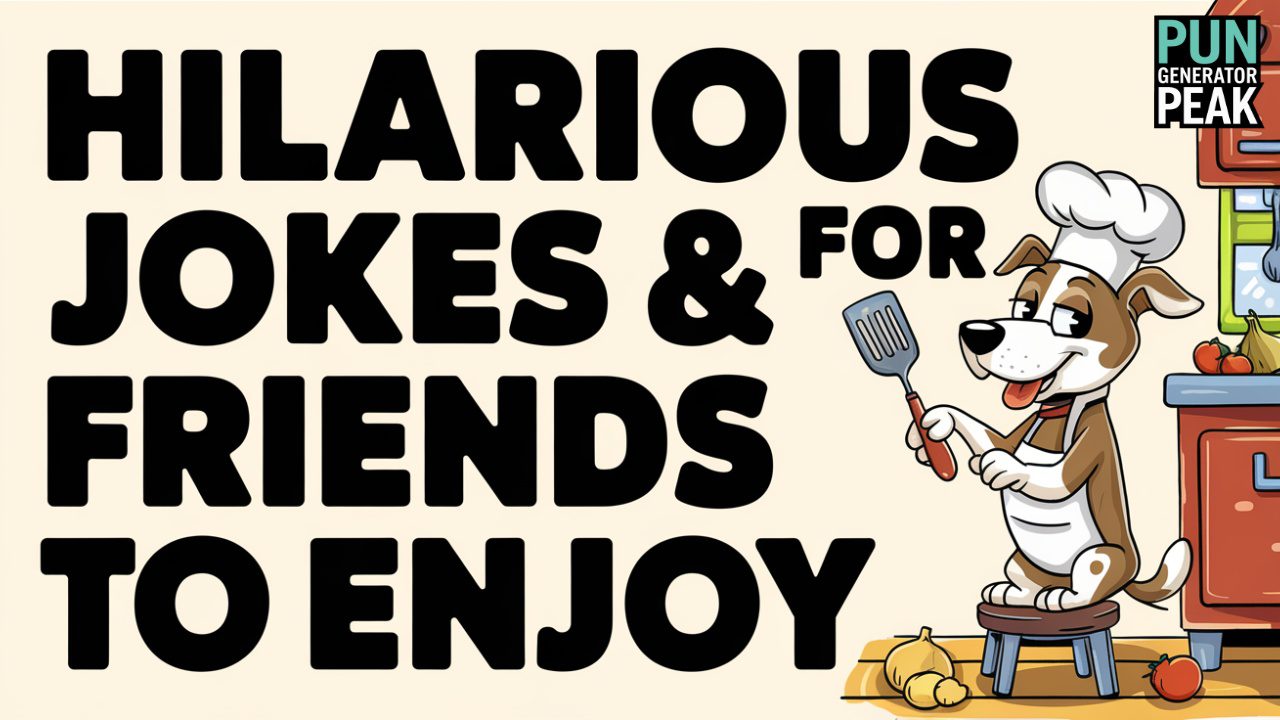 Hilarious Jokes & Puns for Friends to Enjoy