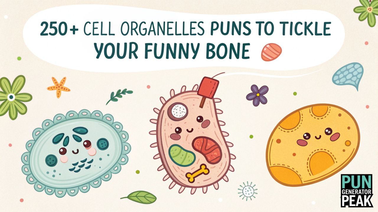 Cell Organelles Puns & Jokes