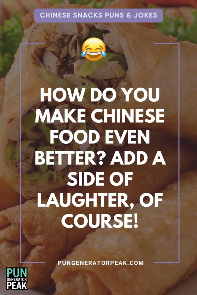 10 Hilarious Chinese Snacks Puns That Will Make You Laugh Out Loud