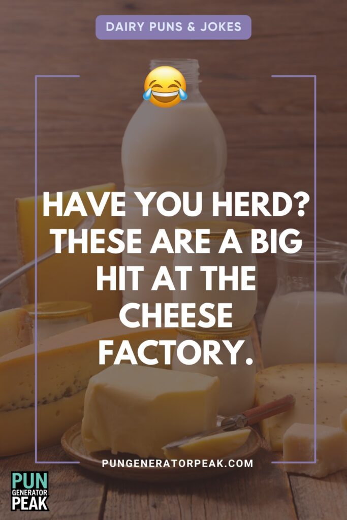 Cheesy Puns About Dairy to Make You Laugh Out Loud