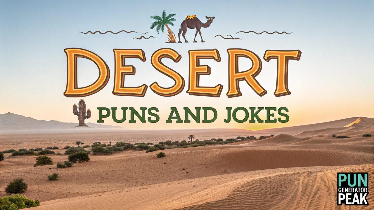 Desert Puns and Jokes