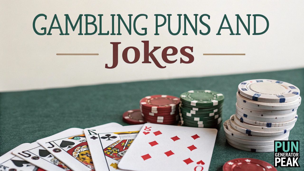 Gambling Puns and Jokes