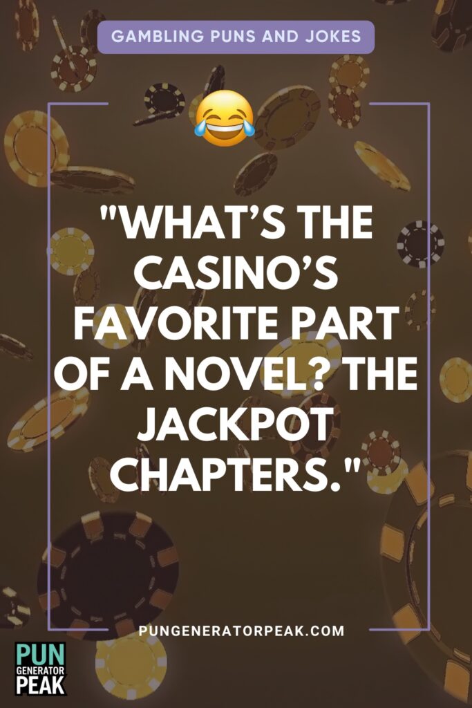 Casino Puns to Make Your Chips Fall with Laughter