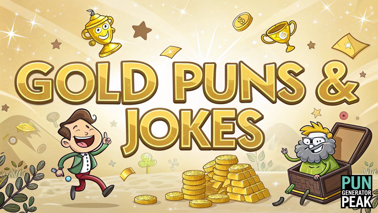 Gold Puns and Jokes