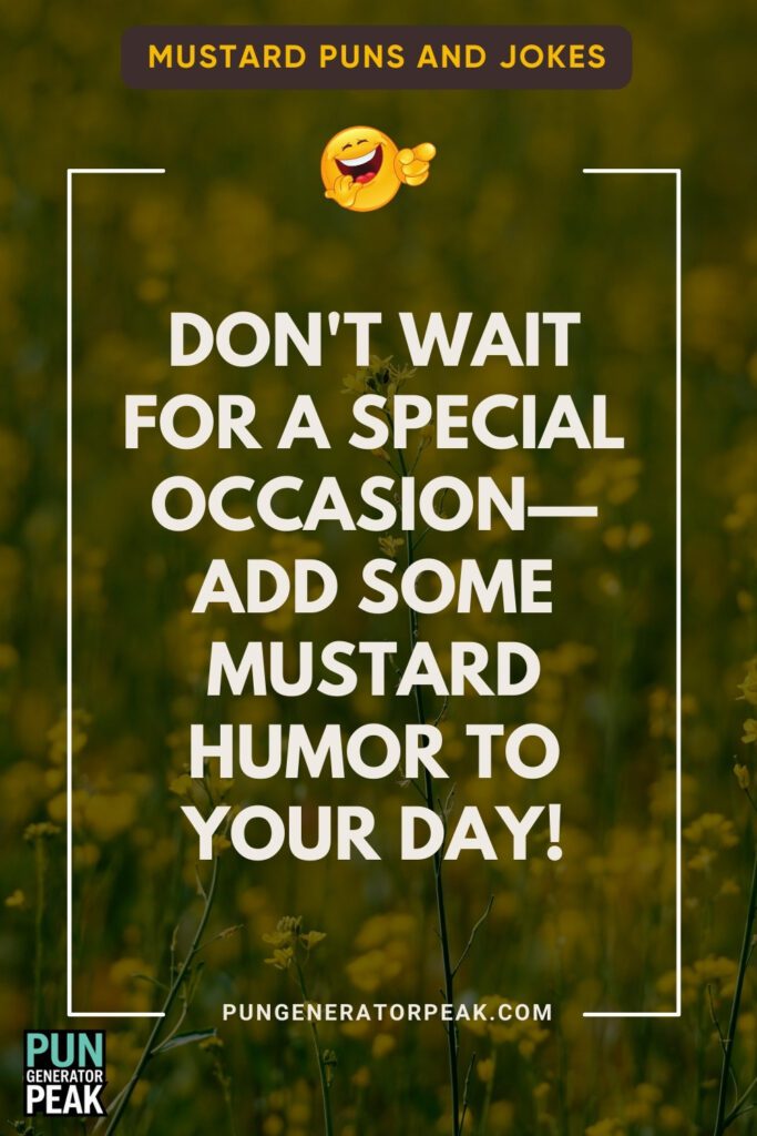 Can’t-Miss Mustard Jokes and Puns for Every Occasion