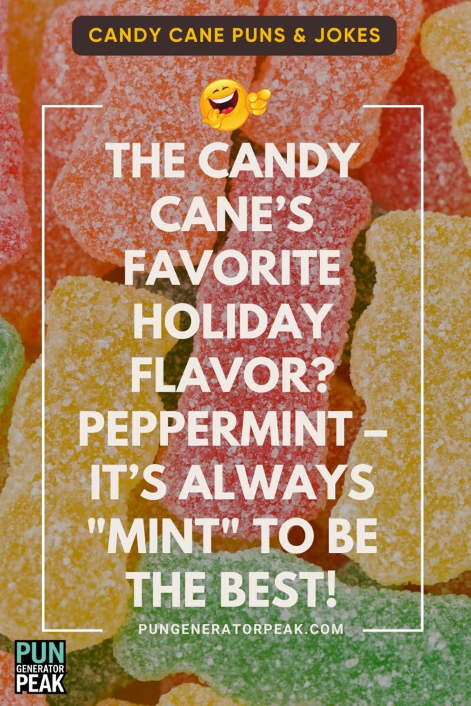 Peppermint Candy Cane Puns for Your Sweet Tooth