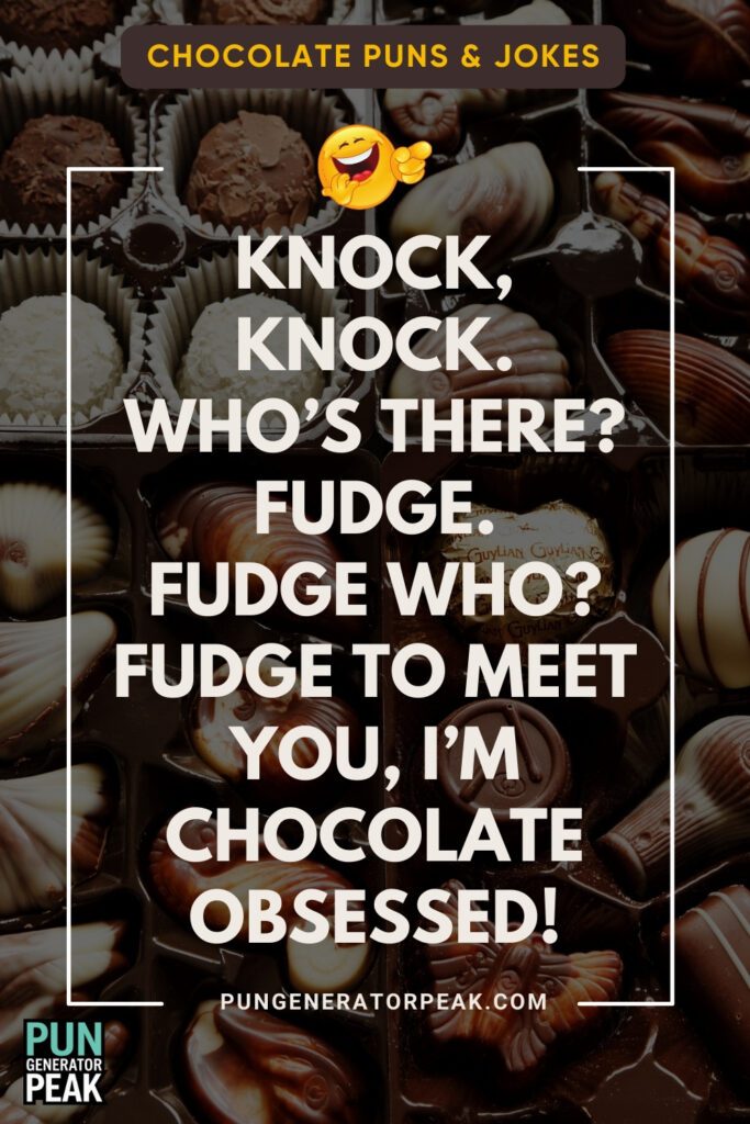 Chocolate Knock-Knock Jokes for a Laugh You Can't Resist