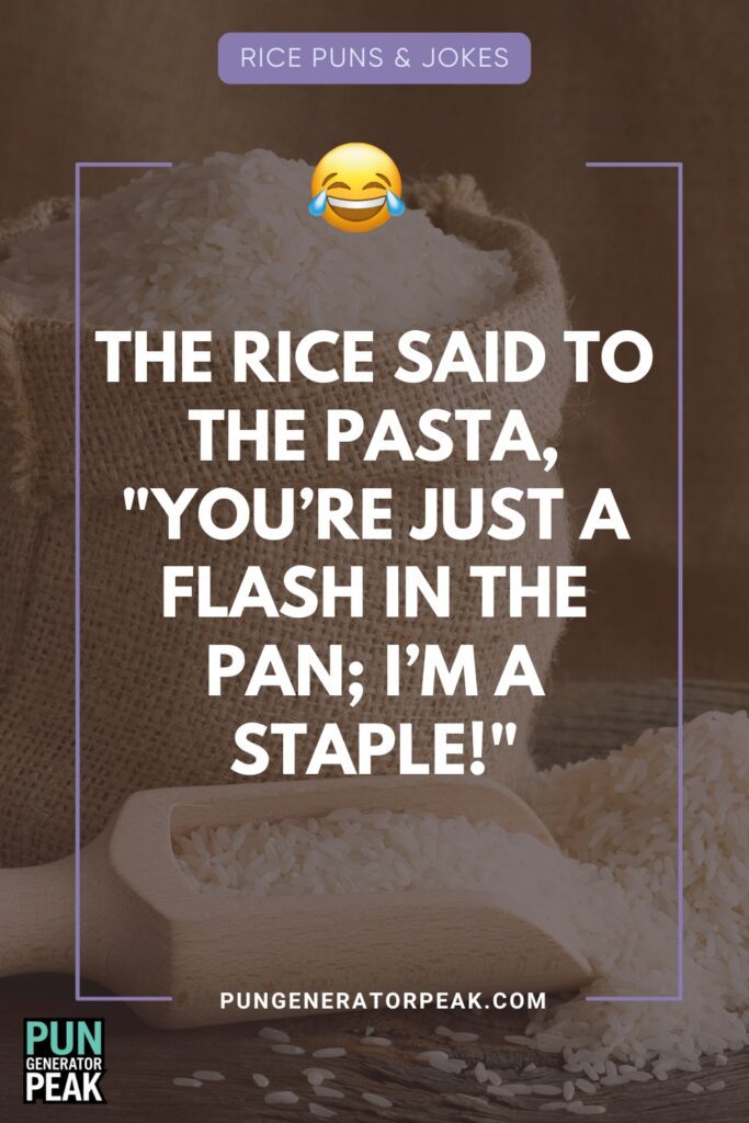 Funny Rice Puns That Will Make You Grain with Laughter in 2025