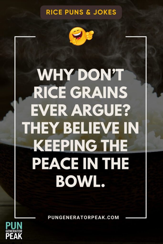 Deliciously Clever Rice Jokes for Dinner Conversations