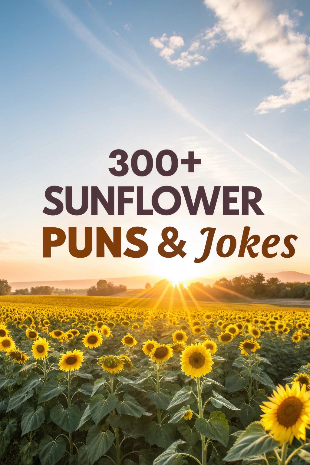 300+ Sunflower Puns & Jokes for [cy]